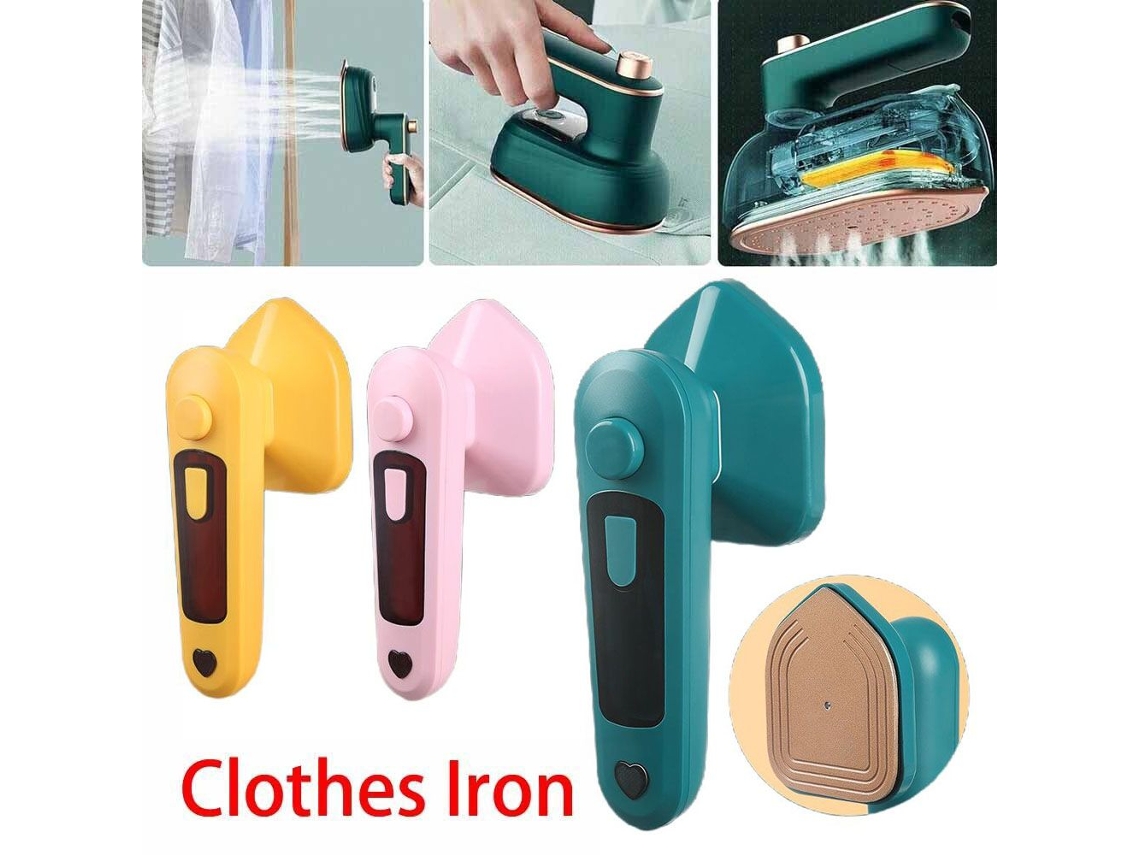 Ferro Portátil Para Engomar Roupa Verde
