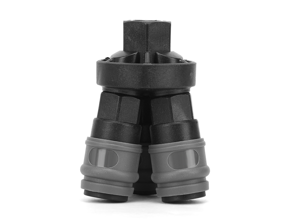 Conector Rápido De Aço Plástico C Tipo 3 Vias