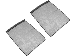 Cortinas Curtas Transparentes Pretas De Poliéster, Conjunto De 2 Peças, Elegantes E Com Filtragem De Gokoco