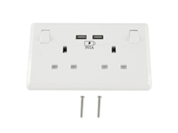 Tomada De Parede Usb Padrão Do Reino Unido (multifuncional, Carregamento Inteligente)