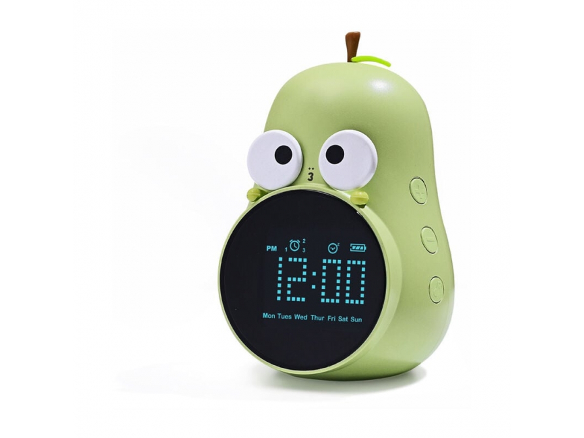 Brilvibera Mini Despertador Multifuncional Programado para Estudantes