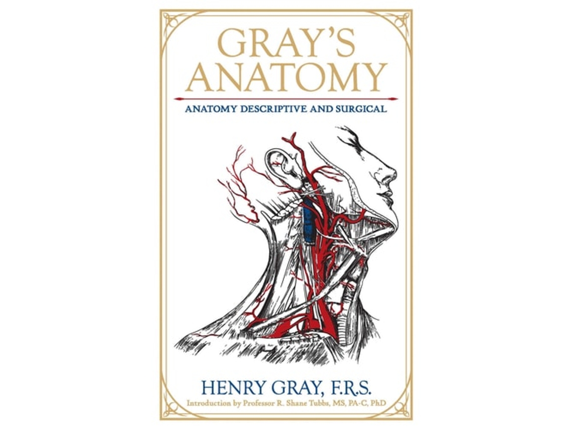 Livro Grays Anatomy de Dr Henry Gray FRS (Inglês)