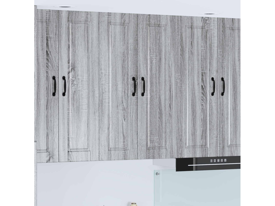 Vidaxl Armário De Parede Porto Cinza Sonoma 60 X 31 X 100 Cm