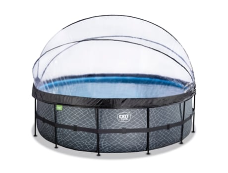Piscina Tubular EXIT TOYS (TU - Cinzento)