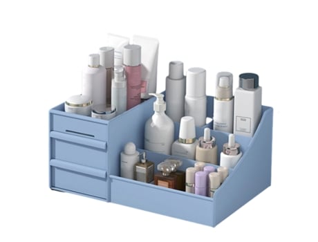 Caixa De Armazenamento De Maquiagem Com Grande Capacidade, Organizador Para Maquiagem, Joias, Pincéis, Batons E Esmaltes