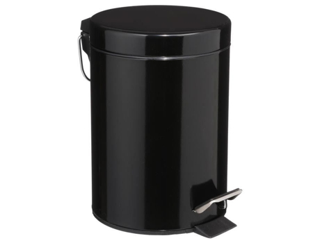 Lixeira metálica - Preto