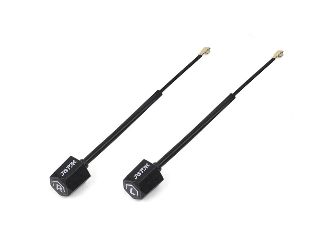 Antena Hammer de Longo Alcance Mini Rhcphglrc V2 Lhcp / Rhcp Ipex 2.5dbi 5.8ghz 130mm para Rekon35 V2 e Drones de Corrida Fpv Rc MDUG