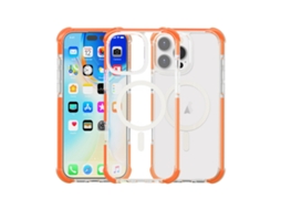 Capa De Acrílico Transparente À Prova De Choque Para Iphone 16 Pro Max - Magnética - Magsafe