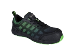 Low Sport Portwest Compositelite Ogwen S1p - Segurança E Estilo Preto Verde / 38
