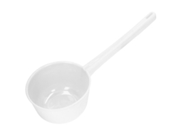 Cuchara De Agua De Plástico Grueso Com Cabo Longo, Grande Capacidade, Colher Agrícola Para Jardim, Banheiro E Cozinha, Branca
