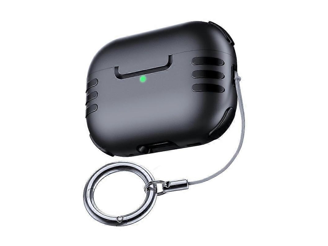 Proteção completa contra impactos com airbag e anel para cabo para AirPods Pro 2 GIECY