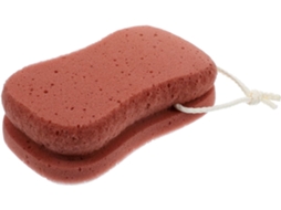 Esponja de banho, cor aleatória, marrom natural para esfoliação, para limpeza.