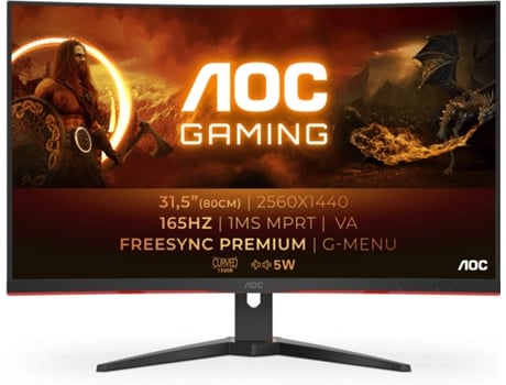 AOC - 32P CQ32G2SE/BK IPS Curvo
