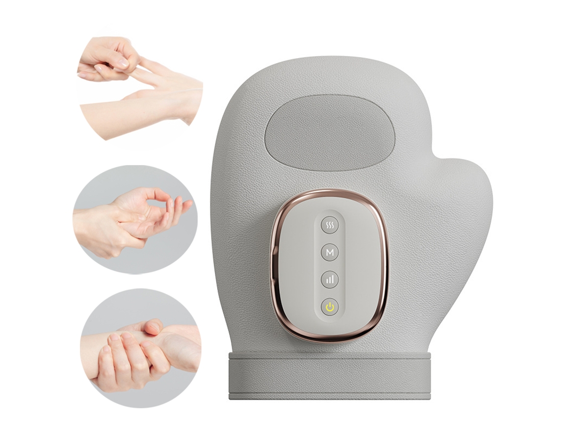 Luvas Vibratórias Com Compressão Por Airbag Para Dedos, Pulsos E Palmas Das Mãos Relaxa Os Músculos Das Mãos Adequadas Para Homens E Mulheres.