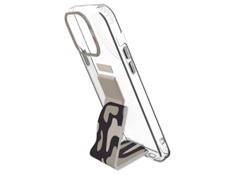 Suporte Casa Para Iphone 15 Pro Tgvis Pele Sintética Branco
