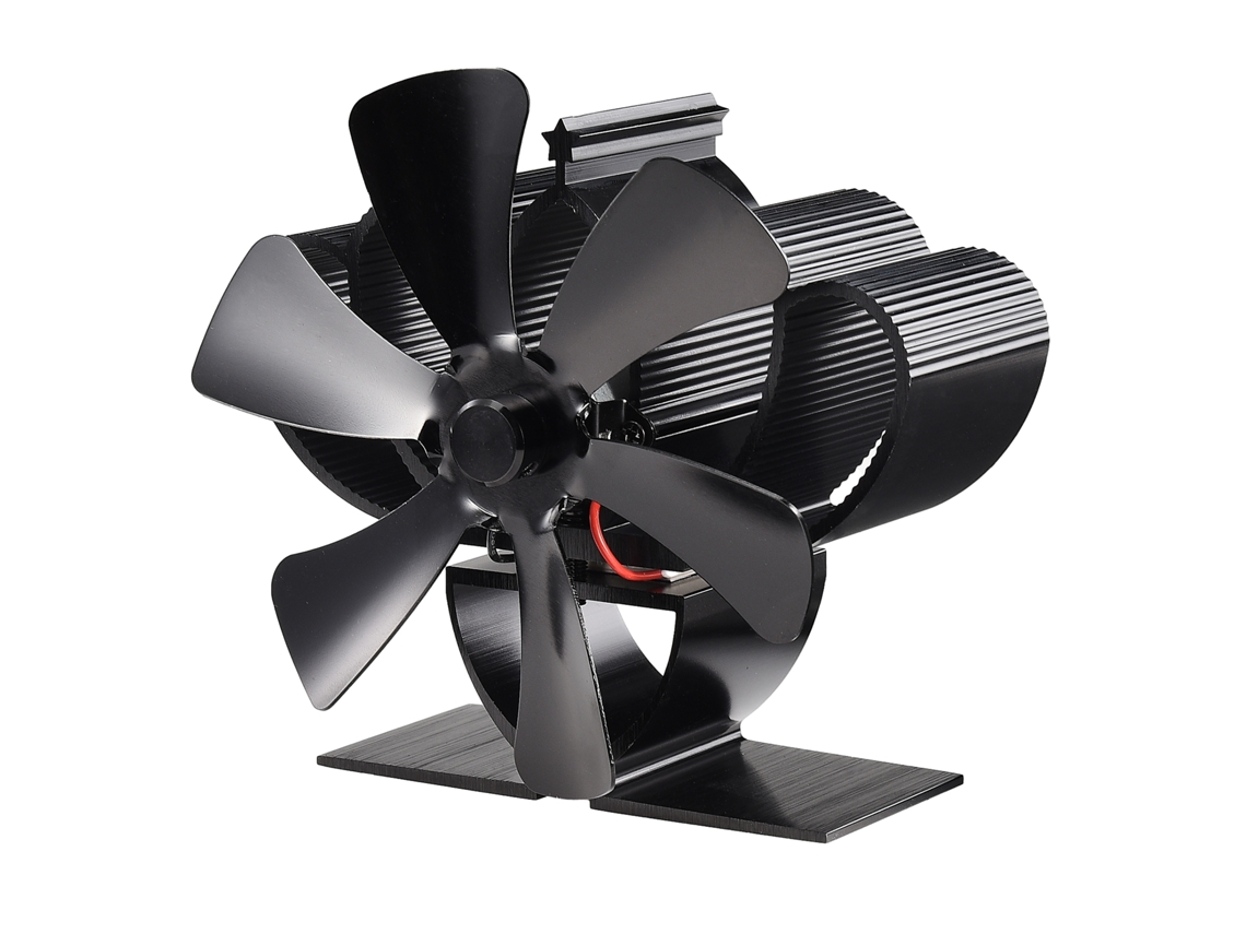 Ventilador de Aquecimento Anders Online (observação Ao Fazer Ou Encomendar Para Receber Um Termômetro De Presente, Modelo De Lareira Mini De 6 Pás)