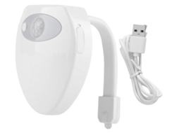 Mini Lâmpada De Vaso Sanitário Com Sensor De Movimento Que Brilha Dentro Da Tigela, Carregamento Usb, Luz Noturna Por Indução, Acessório De
