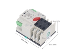 Interruptor De Transferência Automática Laxiscreed 3p Para Duas Fontes De Energia, Contatos De Prata, 220v