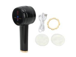 Dispositivo De Martillo Frío Facial Com Luz Led De Cor Preta E Radiofrequência Para Beleza