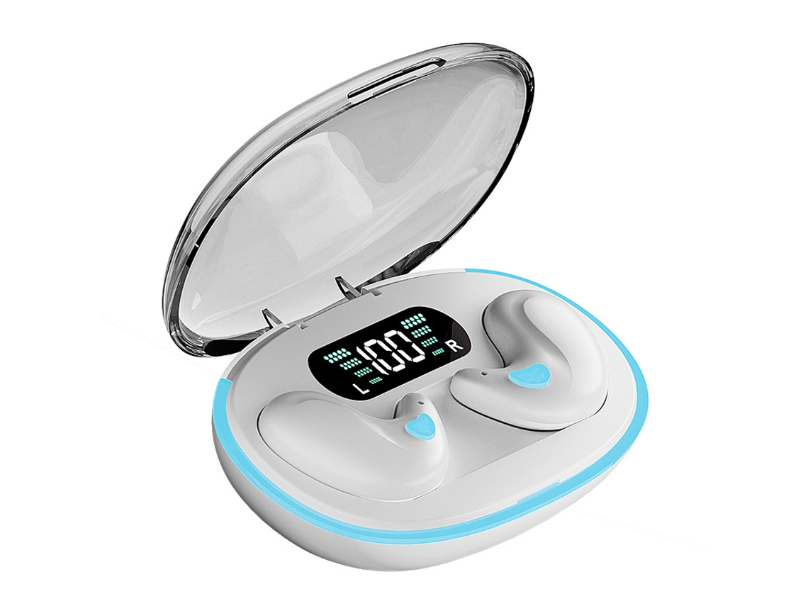 Auriculares Bluetooth True Wireless TRUMSEN  X55 In Ear Microfone Branco