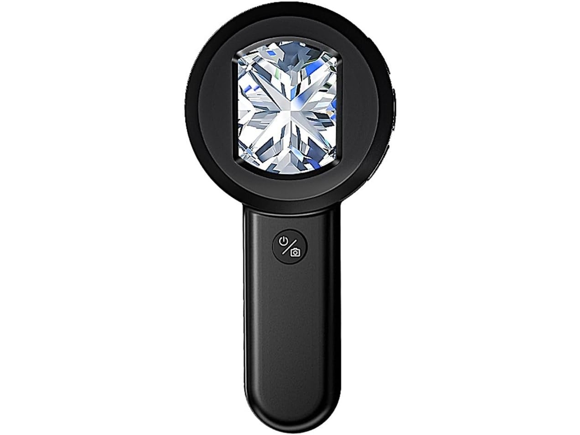 Lupa Eletrônica Digital Com Ampliação De 100x E 8 Luzes De Led, Microscópio Eletrônico Portátil Reca Gokoco