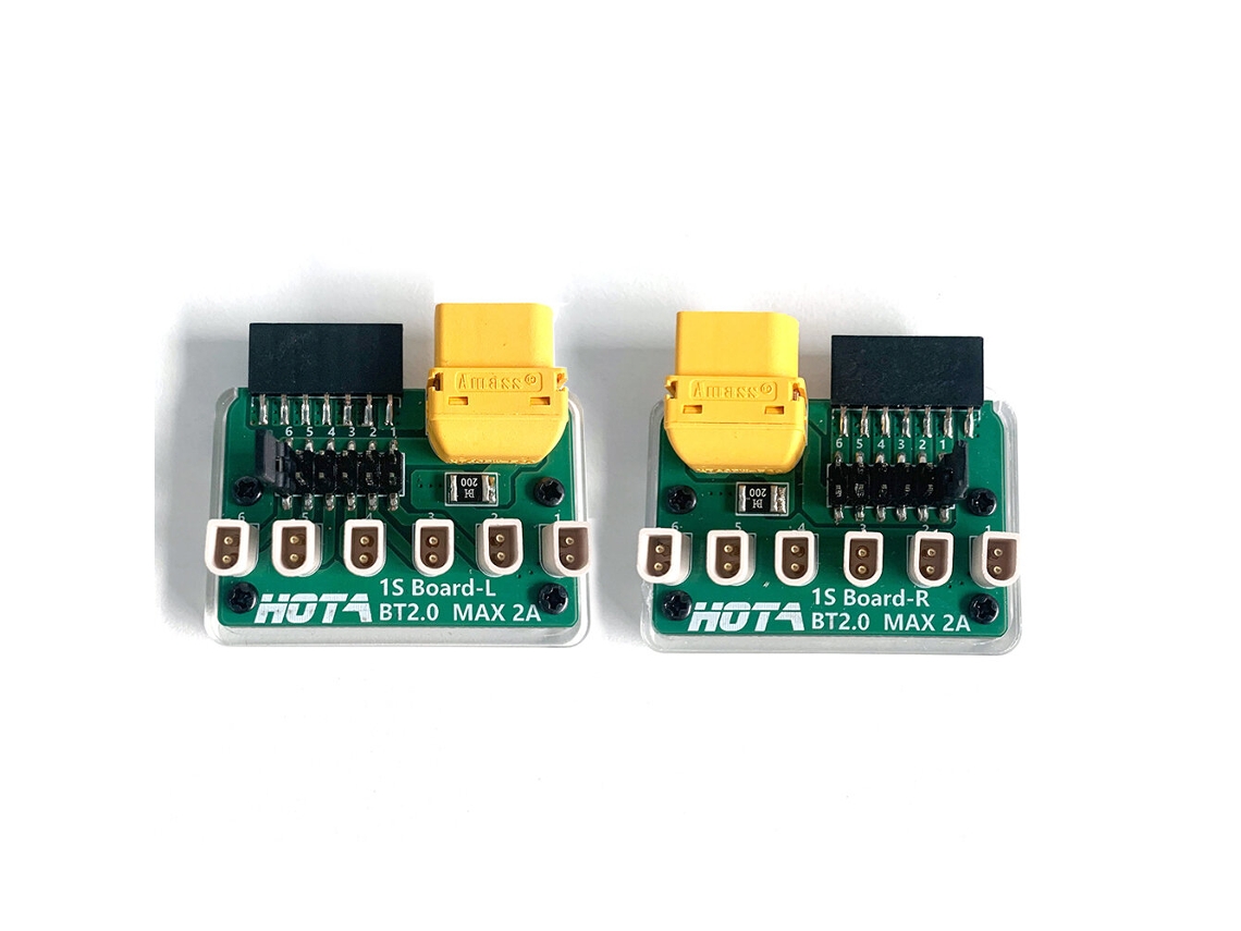 Adaptador de Bateria Bt2.0 1s Board l1s de 6 Canais Ph2.0 / Bt2.0 Max 2a para Carregador Hota D6 Pro MDUG