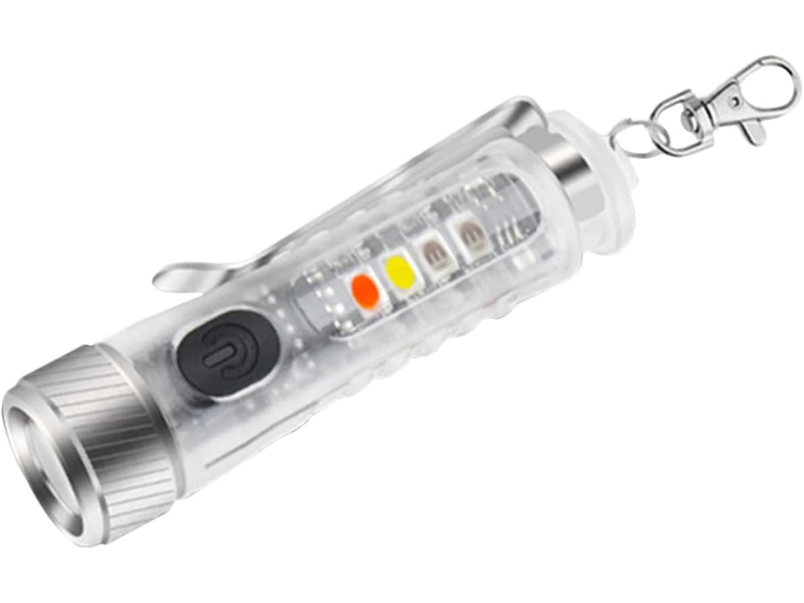 Lanterna Led Mini Recarregável De 4 Peças, À Prova D'água, Para Camping, Caminhadas E
