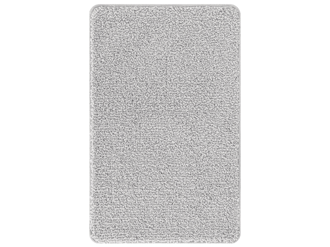 Conjunto 1 Tapete De Banho Antiderrapante Vidaxl Cinzento Polipropileno (50 X 80 Cm)