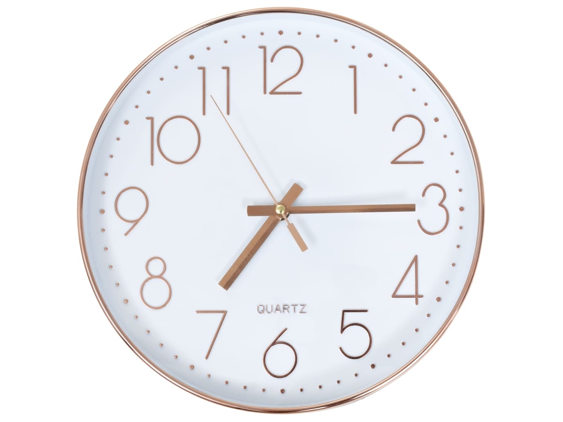 Wall Clock, Wall Clocks Vidaxl Branco Polipropileno (n/a)