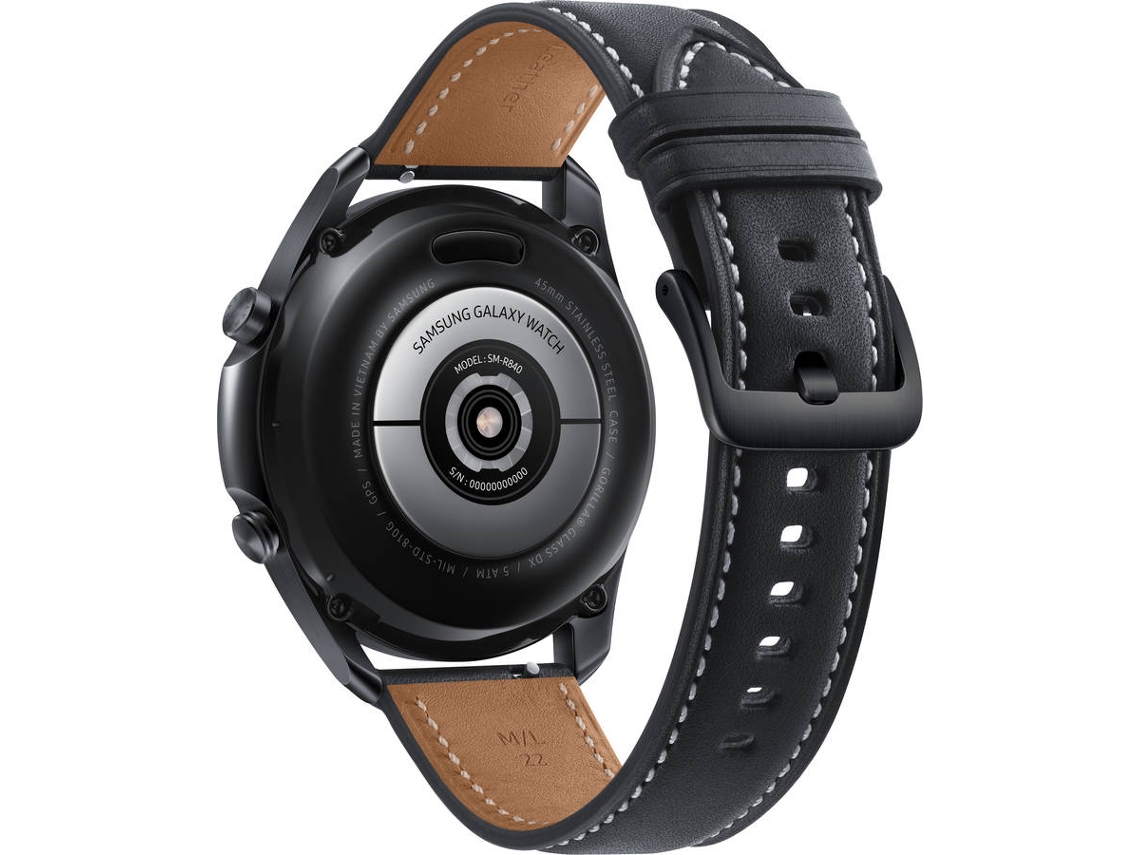 Smartwatch SAMSUNG Galaxy Watch 3 BT 45mm Suporta SpO2 Preto