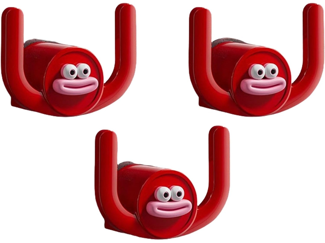 Conjunto De 3 Ganchos Resistentes, Sem Necessidade De Furar