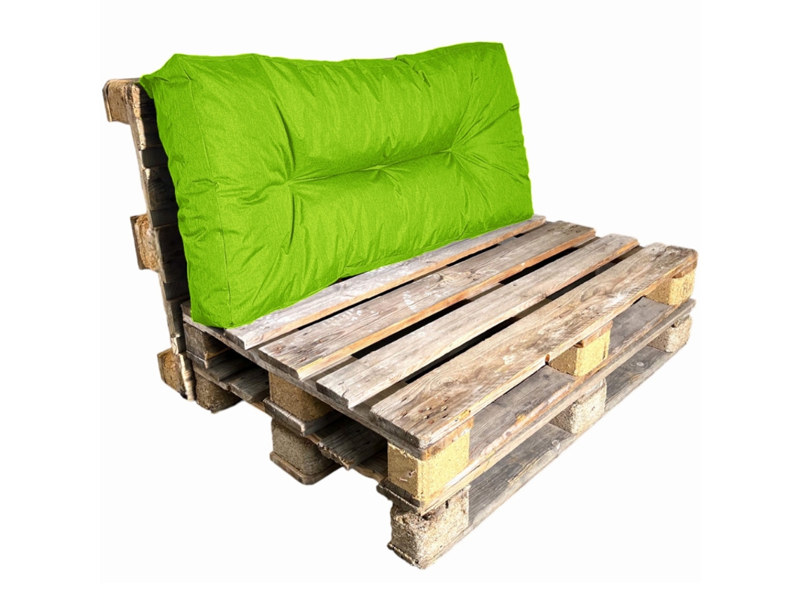 Almofada Para Paletes Conjunto Poliéster Bananair 120x60 Cm Verde
