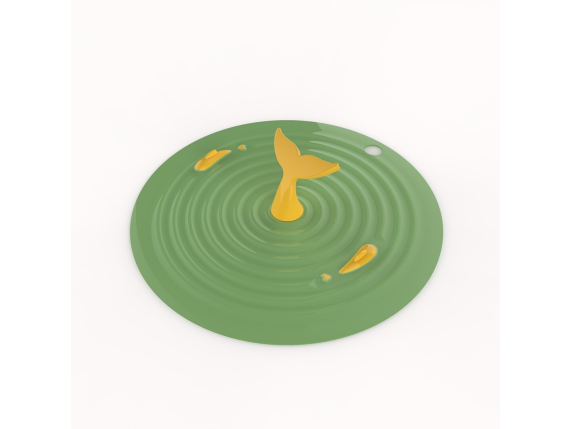 Tampa de Ralo de Silicone Redonda Anti odor , Zqkla AQUAFORGE (verde)