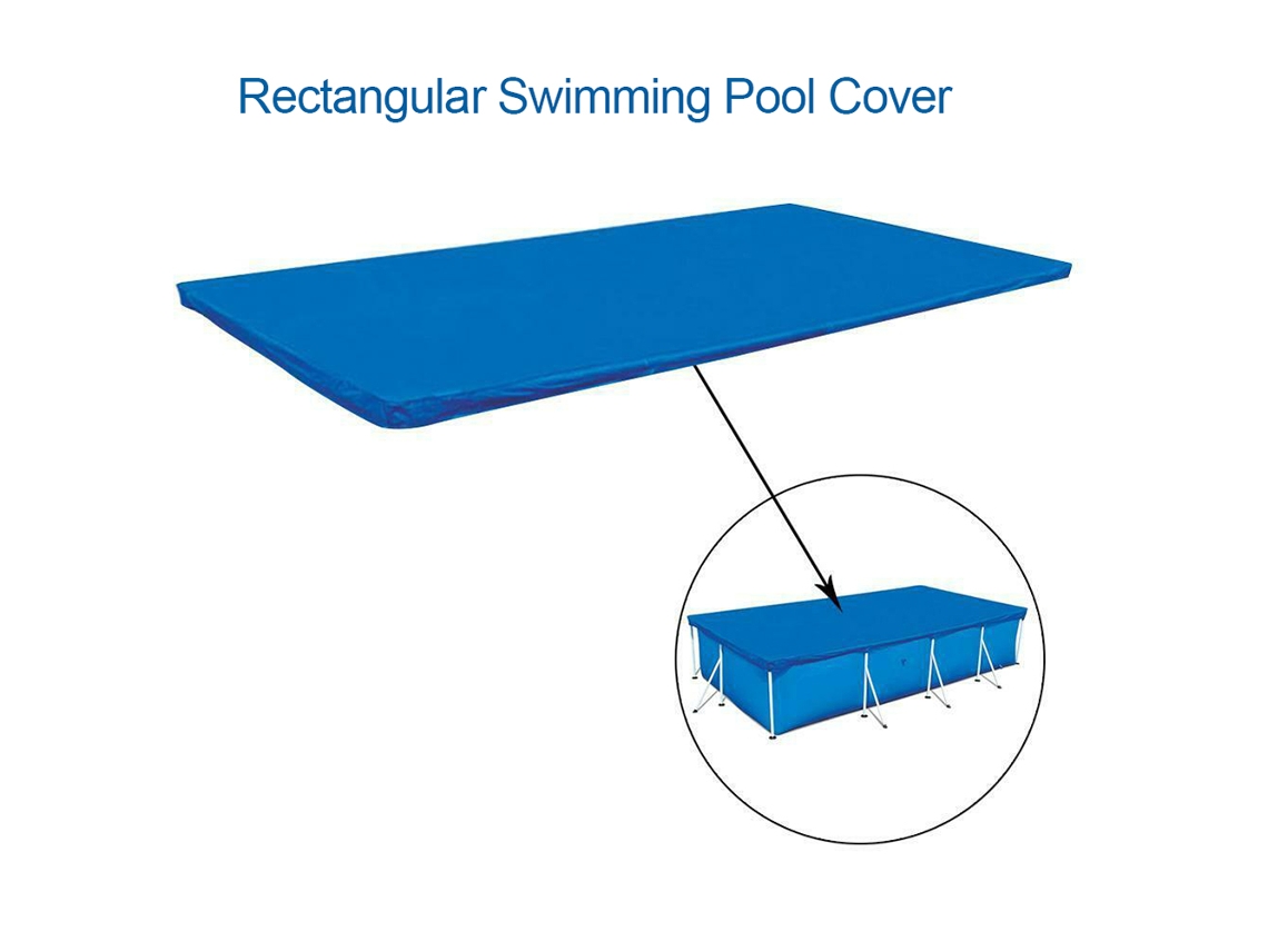 Capota De Piscina Retangular À Prova D'água Laxiscreed Para Proteção E Durabilidade