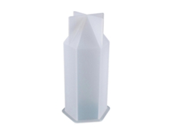 Molde De Silicone Hexagonal Grande Em Formato De Cone Para Projetos De Artesanato Faça Você Mesmo, Reutilizável, Para Sabonetes, Velas, Gesso, Chocola