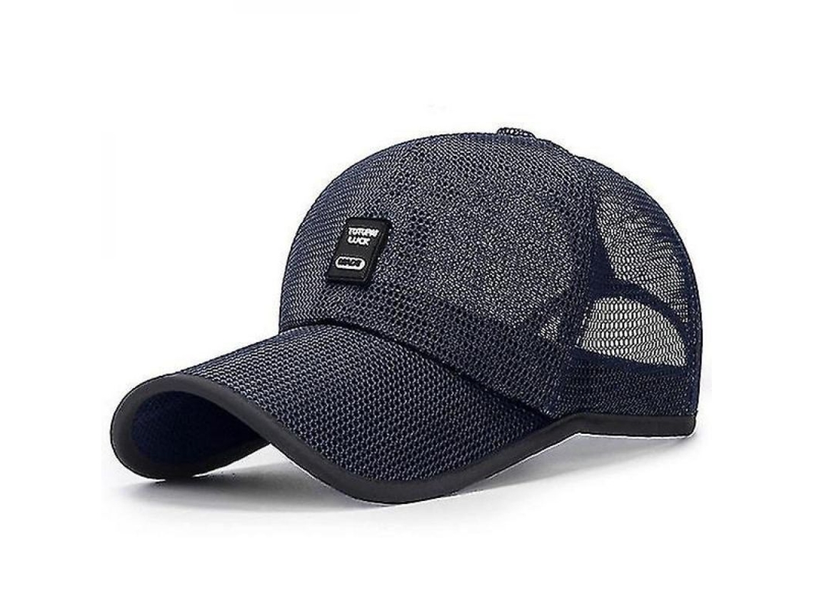 2026 gorra Béisbol Unissex de Algodão Respirável Verão Protetora Solar Casual Tamanho 58 60 Cm Efb Azul
