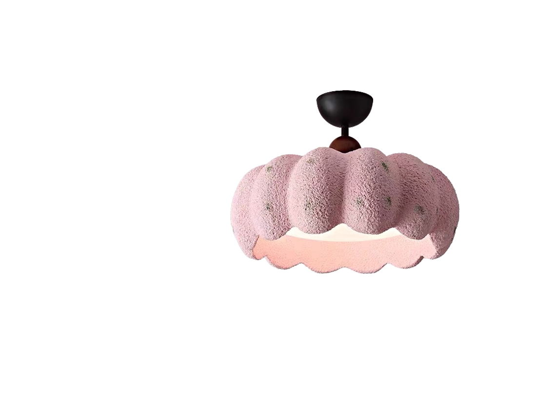 Laxiscreed Plafon De Quarto Com Luz De Espectro Completo Linterna De Rosa E Abóbora Para Crianças