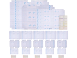 Conjunto de 30 Capas Protetoras Healeved para Livros A4 e A5, em Polipropileno Fosco Transparente, Ideais Cade