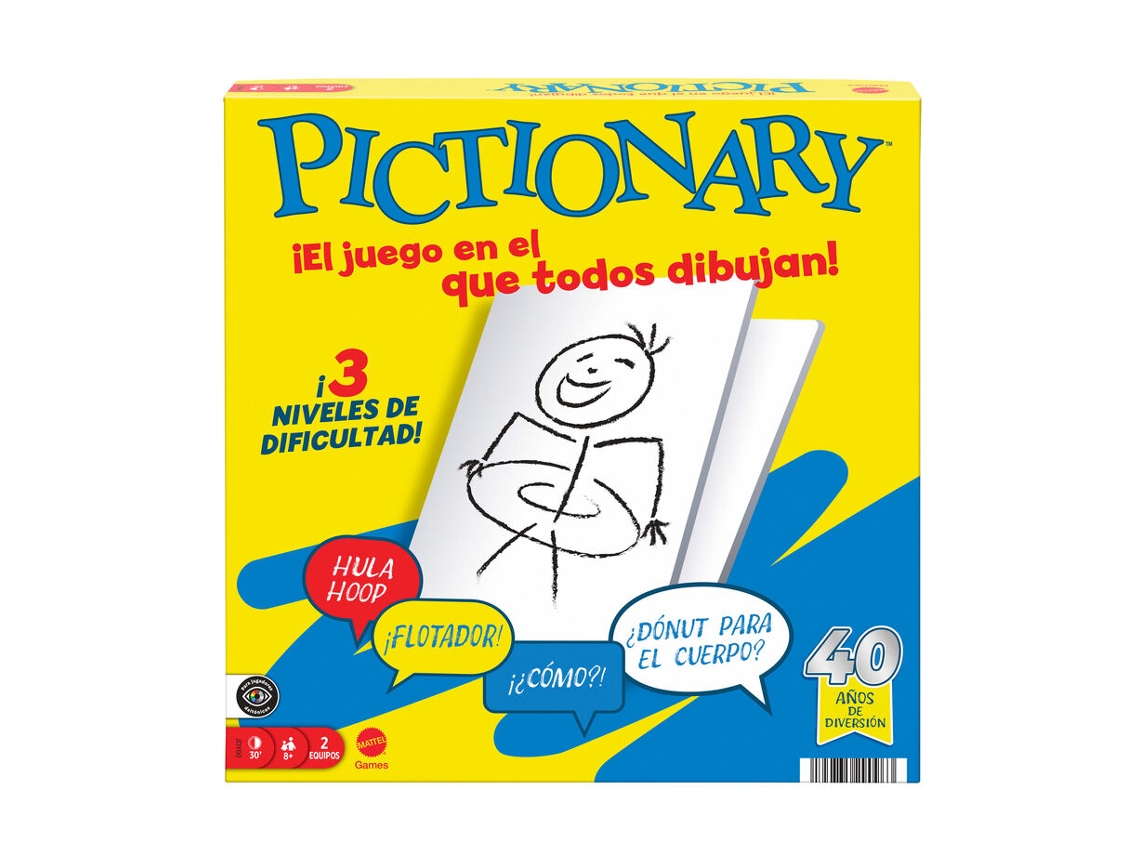 Jogo De Tabuleiro Pictionary Espanhol Mattel