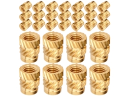 Conjunto Aboofan Com 100 Porcas De Inserção Metálicas, Rosca M3 X 4,6