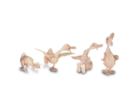 Pato de desenho animado - QUAY - Kit de construção em madeira FSC