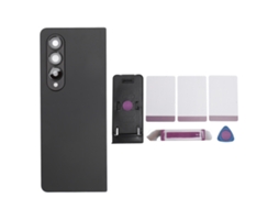 Mali substituição de Vidro Traseiro para Galaxy Z Fold 4 5g F936 Capa Painel Traseiro com Lente Câmera e Ferramentas Preinstaladas Preto