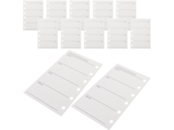 Recarga Para Agenda A7 A 6 Anneaux 200 Folhas Papel 120 G/m² 4,7 X 3,1 Bolsas Registro No Diário E