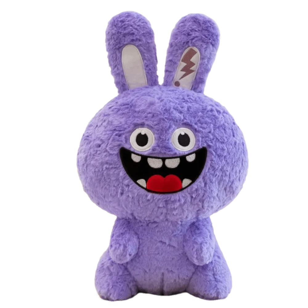 (roxo - 40cm) Lindo Coelho De Pelúcia, Macio E Com Design Adorável.