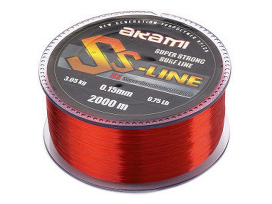 Monofilamento Ss-Line 2000 M Castanho 0.180 Mmakami