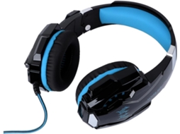 Fone De Ouvido Gamer Iluminado Para Computador, Cabo Adaptador, Design Moderno, The Time Port