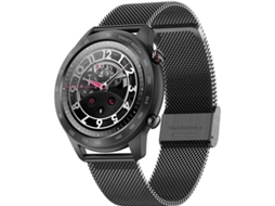 Smartwatch Masculino Redondo Ip68 Prova Dágua Com Monitor de Frequência Cardíaca Pedômetro Vestível Para Ios/Android Bestvite (preto)