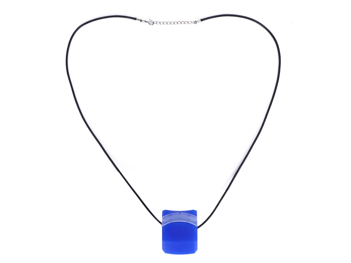 Aparelho De Silicone Para Afinar A Mandíbula Com Cordão, Azul.
