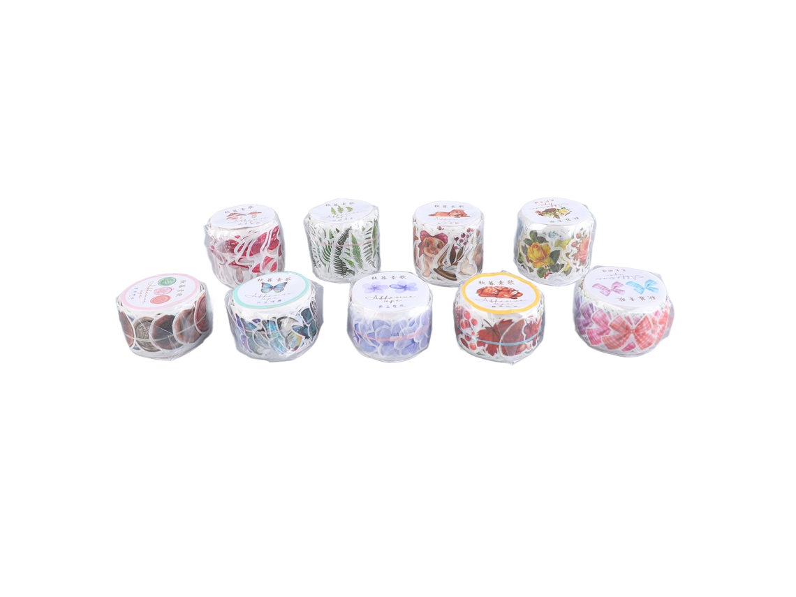 Fita Adesiva, Fitas Adesivas Decorativas Com Estampa Floral Retrô Artesanato, Ideais Diários E Cadernos