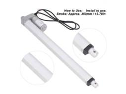 Laxiscreed Atuador Linear Elétrico De 350mm Com Força De 750n Para Automação De Portas E Maquinaria